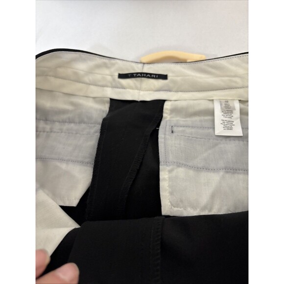Elie Tahari Womens Blk Dress Ankle Dress Trousers 10 Career Professional New - Picture 15 of 16